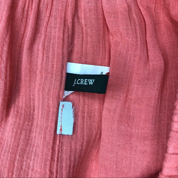 J.Crew Coral Strapless Bow Mini Dress - Picture 6 of 8